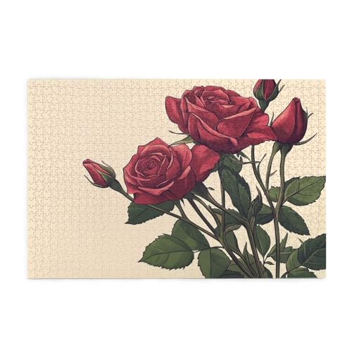 Puzzle 1500 Teile, Puzzle Erwachsene, Holzpuzzle Rose Impossible Jigsaw, Clevere Rätsel, HD Farbe Jigsaw mit Geschenkbox Verpackung for Aesthetic Room Decor, Geschenke für Frauen Retro 87x57cm p-496 Puzzle 1500 Teile, Puzzle Erwachsene, Holzpuzzle Rose Impossible Jigsaw, Clevere Rätsel, HD Farbe Jigsaw mit Geschenkbox Verpackung for Aesthetic Room Decor, Geschenke für Frauen Retro 87x57cm p-496 von Yuammgxi