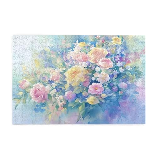 Puzzle 1500 Teile, Puzzle Erwachsene, Holzpuzzle Strauß Impossible Jigsaw, Clevere Rätsel, HD Farbe Jigsaw mit Geschenkbox Verpackung for Aesthetic Room Decor, Geschenke für Frauen Rose 87x57cm p-1161 Puzzle 1500 Teile, Puzzle Erwachsene, Holzpuzzle Strauß Impossible Jigsaw, Clevere Rätsel, HD Farbe Jigsaw mit Geschenkbox Verpackung for Aesthetic Room Decor, Geschenke für Frauen Rose 87x57cm p-1161 von Yuammgxi