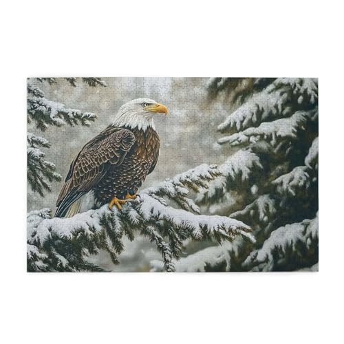 Puzzle 1500 Teile, Puzzle Erwachsene, Holzpuzzle Tier Impossible Jigsaw, Clevere Rätsel, HD Farbe Jigsaw mit Geschenkbox Verpackung for Aesthetic Room Decor, Geschenke für Frauen Adler 87x57cm p-363 Puzzle 1500 Teile, Puzzle Erwachsene, Holzpuzzle Tier Impossible Jigsaw, Clevere Rätsel, HD Farbe Jigsaw mit Geschenkbox Verpackung for Aesthetic Room Decor, Geschenke für Frauen Adler 87x57cm p-363 von Yuammgxi