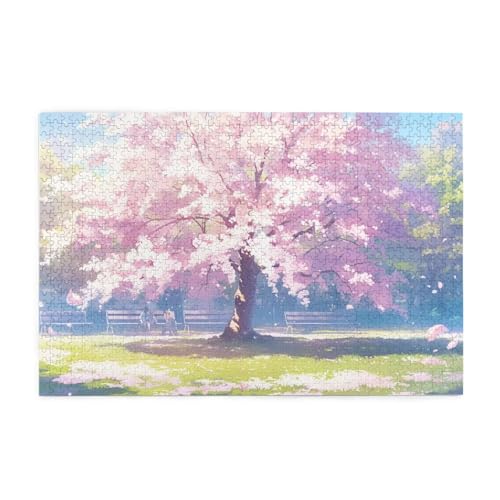 Puzzle 2000 Teile, Puzzle Erwachsene, Holzpuzzle Baum Impossible Jigsaw, Clevere Rätsel, HD Farbe Jigsaw mit Geschenkbox Verpackung for Aesthetic Room Decor, Geschenke für Frauen Japan 100x70cm p-615 von Yuammgxi