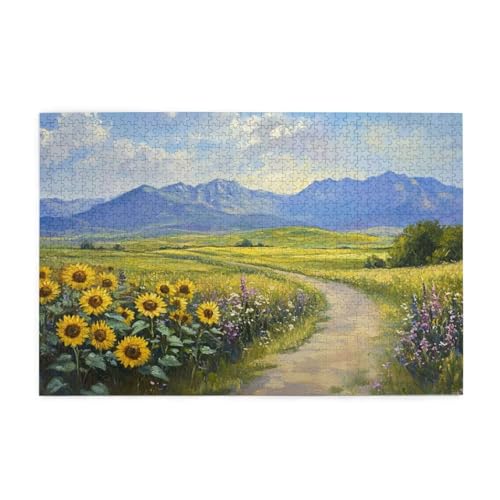 Puzzle 2000 Teile, Puzzle Erwachsene, Holzpuzzle Berg Impossible Jigsaw, Clevere Rätsel, HD Farbe Jigsaw mit Geschenkbox Verpackung for Aesthetic Room Decor, Geschenke für Frauen Feld 100x70cm p-1417 Puzzle 2000 Teile, Puzzle Erwachsene, Holzpuzzle Berg Impossible Jigsaw, Clevere Rätsel, HD Farbe Jigsaw mit Geschenkbox Verpackung for Aesthetic Room Decor, Geschenke für Frauen Feld 100x70cm p-1417 von Yuammgxi