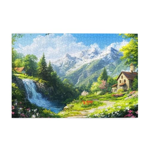 Puzzle 2000 Teile, Puzzle Erwachsene, Holzpuzzle Berg Impossible Jigsaw, Clevere Rätsel, HD Farbe Jigsaw mit Geschenkbox Verpackung for Room Decor, Geschenke für Frauen Fallen 100x70cm p-1065 Puzzle 2000 Teile, Puzzle Erwachsene, Holzpuzzle Berg Impossible Jigsaw, Clevere Rätsel, HD Farbe Jigsaw mit Geschenkbox Verpackung for Room Decor, Geschenke für Frauen Fallen 100x70cm p-1065 von Yuammgxi