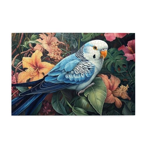 Puzzle 2000 Teile, Puzzle Erwachsene, Holzpuzzle Blume Impossible Jigsaw, Clevere Rätsel, HD Farbe Jigsaw mit Geschenkbox Verpackung for Room Decor, Geschenke für Frauen Papagei 100x70cm p-932 von Yuammgxi