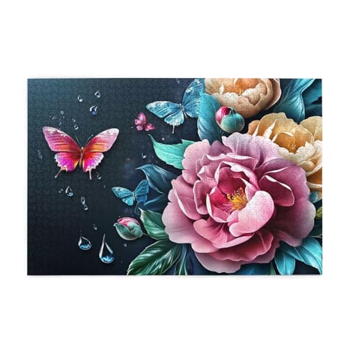 Puzzle 2000 Teile, Puzzle Erwachsene, Holzpuzzle Farbe Impossible Jigsaw, Clevere Rätsel, Farbe Jigsaw Geschenkbox Verpackung for Room Decor, Geschenke für Frauen Pfingstrosenblumen 100x70cm p-1266 Puzzle 2000 Teile, Puzzle Erwachsene, Holzpuzzle Farbe Impossible Jigsaw, Clevere Rätsel, Farbe Jigsaw Geschenkbox Verpackung for Room Decor, Geschenke für Frauen Pfingstrosenblumen 100x70cm p-1266 von Yuammgxi