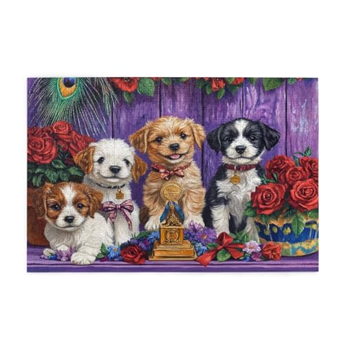 Puzzle 2000 Teile, Puzzle Erwachsene, Holzpuzzle Hund Impossible Jigsaw, Clevere Rätsel, HD Farbe Jigsaw mit Geschenkbox Verpackung for Aesthetic Room Decor, Geschenke für Frauen Rose 100x70cm p-1651 Puzzle 2000 Teile, Puzzle Erwachsene, Holzpuzzle Hund Impossible Jigsaw, Clevere Rätsel, HD Farbe Jigsaw mit Geschenkbox Verpackung for Aesthetic Room Decor, Geschenke für Frauen Rose 100x70cm p-1651 von Yuammgxi