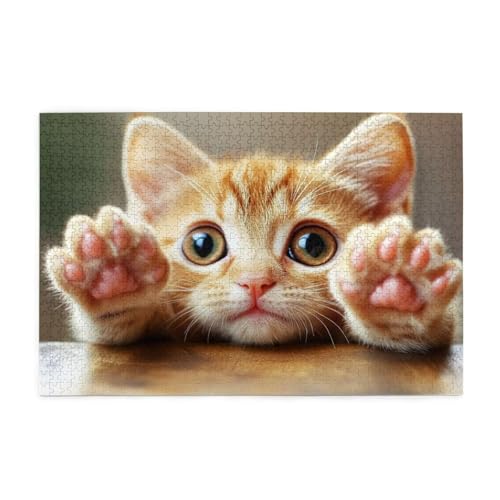 Puzzle 2000 Teile, Puzzle Erwachsene, Holzpuzzle Katze Impossible Jigsaw, Clevere Rätsel, HD Farbe Jigsaw mit Geschenkbox Verpackung for Aesthetic Room Decor, Geschenke für Frauen Tier 100x70cm p-30 Puzzle 2000 Teile, Puzzle Erwachsene, Holzpuzzle Katze Impossible Jigsaw, Clevere Rätsel, HD Farbe Jigsaw mit Geschenkbox Verpackung for Aesthetic Room Decor, Geschenke für Frauen Tier 100x70cm p-30 von Yuammgxi