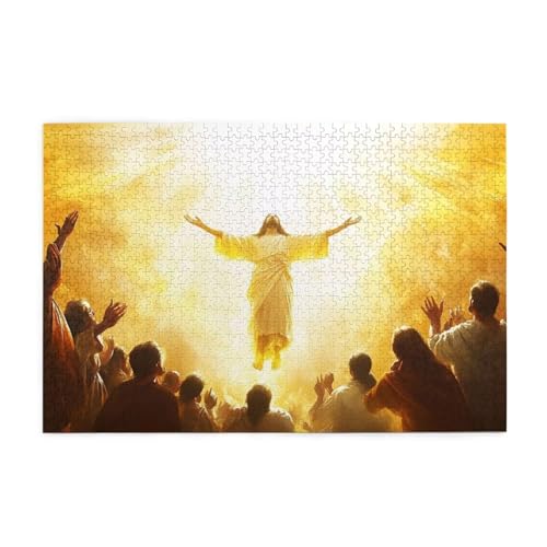 Puzzle 2000 Teile, Puzzle Erwachsene, Holzpuzzle Religion Impossible Jigsaw, Clevere Rätsel, HD Farbe Jigsaw mit Geschenkbox Verpackung for Room Decor, Geschenke für Frauen Mann 100x70cm p-314 von Yuammgxi