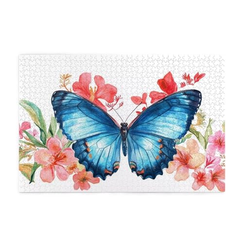 Puzzle 2000 Teile, Puzzle Erwachsene, Holzpuzzle Schmetterling Impossible Jigsaw, Clevere Rätsel, HD Farbe Jigsaw mit Geschenkbox Verpackung for Room Decor, Geschenke für Frauen Blume 100x70cm p-344 von Yuammgxi