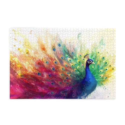 Puzzle 2000 Teile, Puzzle Erwachsene, Holzpuzzle Tier Impossible Jigsaw, Clevere Rätsel, HD Farbe Jigsaw mit Geschenkbox Verpackung for Aesthetic Room Decor, Geschenke für Frauen Pfau 100x70cm p-124 Puzzle 2000 Teile, Puzzle Erwachsene, Holzpuzzle Tier Impossible Jigsaw, Clevere Rätsel, HD Farbe Jigsaw mit Geschenkbox Verpackung for Aesthetic Room Decor, Geschenke für Frauen Pfau 100x70cm p-124 von Yuammgxi
