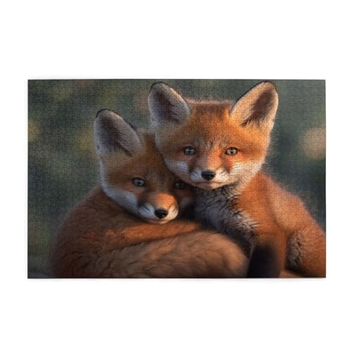 Puzzle 2000 Teile, Puzzle Erwachsene, Holzpuzzle Tier Impossible Jigsaw, Clevere Rätsel, HD Farbe Jigsaw mit Geschenkbox Verpackung for Room Decor, Geschenke für Frauen Niedlich 100x70cm p-1471 von Yuammgxi