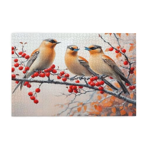 Puzzle 2000 Teile, Puzzle Erwachsene, Holzpuzzle Vogel Impossible Jigsaw, Clevere Rätsel, HD Farbe Jigsaw mit Geschenkbox Verpackung for Aesthetic Room Decor, Geschenke für Frauen Baum 100x70cm p-1292 von Yuammgxi