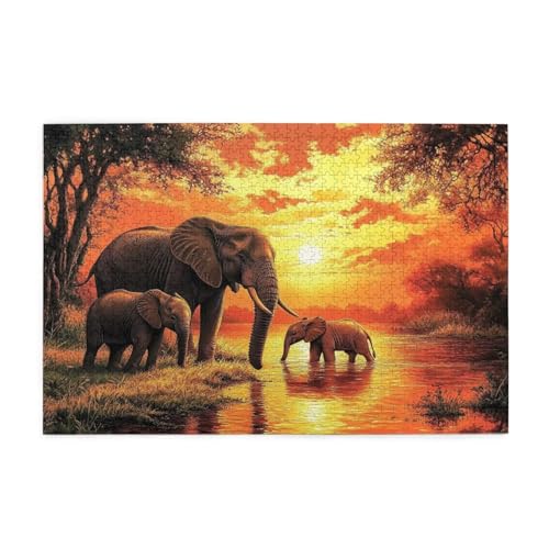 Puzzle 300 Teile, Puzzle Erwachsene, Holzpuzzle Afrika Impossible Jigsaw, Clevere Rätsel, HD Farbe Jigsaw mit Geschenkbox Verpackung for Room Decor, Geschenke für Frauen Elefant 40x28cm p-702 Puzzle 300 Teile, Puzzle Erwachsene, Holzpuzzle Afrika Impossible Jigsaw, Clevere Rätsel, HD Farbe Jigsaw mit Geschenkbox Verpackung for Room Decor, Geschenke für Frauen Elefant 40x28cm p-702 von Yuammgxi