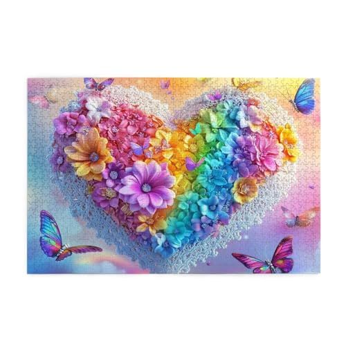 Puzzle 300 Teile, Puzzle Erwachsene, Holzpuzzle Blume Impossible Jigsaw, Clevere Rätsel, HD Farbe Jigsaw mit Geschenkbox Verpackung for Aesthetic Room Decor, Geschenke für Frauen Liebe 40x28cm p-560 Puzzle 300 Teile, Puzzle Erwachsene, Holzpuzzle Blume Impossible Jigsaw, Clevere Rätsel, HD Farbe Jigsaw mit Geschenkbox Verpackung for Aesthetic Room Decor, Geschenke für Frauen Liebe 40x28cm p-560 von Yuammgxi