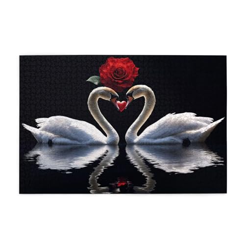Puzzle 300 Teile, Puzzle Erwachsene, Holzpuzzle Blume Impossible Jigsaw, Clevere Rätsel, HD Farbe Jigsaw mit Geschenkbox Verpackung for Aesthetic Room Decor, Geschenke für Frauen Schwan 40x28cm p-1461 Puzzle 300 Teile, Puzzle Erwachsene, Holzpuzzle Blume Impossible Jigsaw, Clevere Rätsel, HD Farbe Jigsaw mit Geschenkbox Verpackung for Aesthetic Room Decor, Geschenke für Frauen Schwan 40x28cm p-1461 von Yuammgxi