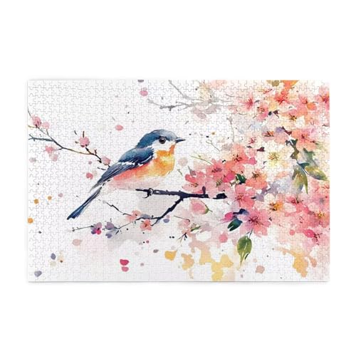 Puzzle 300 Teile, Puzzle Erwachsene, Holzpuzzle Blume Impossible Jigsaw, Clevere Rätsel, HD Farbe Jigsaw mit Geschenkbox Verpackung for Aesthetic Room Decor, Geschenke für Frauen Vogel 40x28cm p-1714 Puzzle 300 Teile, Puzzle Erwachsene, Holzpuzzle Blume Impossible Jigsaw, Clevere Rätsel, HD Farbe Jigsaw mit Geschenkbox Verpackung for Aesthetic Room Decor, Geschenke für Frauen Vogel 40x28cm p-1714 von Yuammgxi