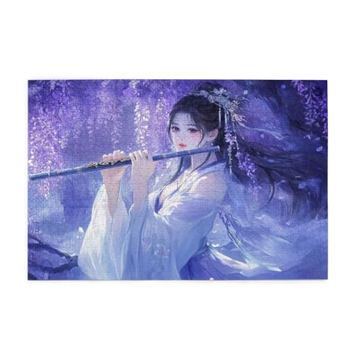 Puzzle 300 Teile, Puzzle Erwachsene, Holzpuzzle Engel Impossible Jigsaw, Clevere Rätsel, HD Farbe Jigsaw mit Geschenkbox Verpackung for Aesthetic Room Decor, Geschenke für Frauen Japan 40x28cm p-1540 von Yuammgxi
