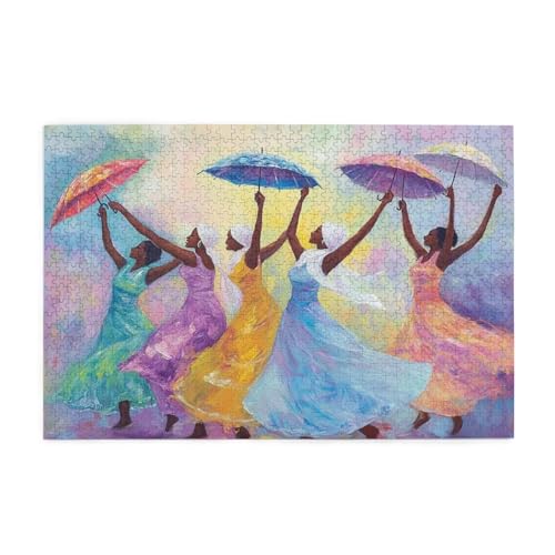 Puzzle 300 Teile, Puzzle Erwachsene, Holzpuzzle Frau Impossible Jigsaw, Clevere Rätsel, HD Farbe Jigsaw mit Geschenkbox Verpackung for Room Decor, Geschenke für Frauen Landschaft 40x28cm p-1371 von Yuammgxi