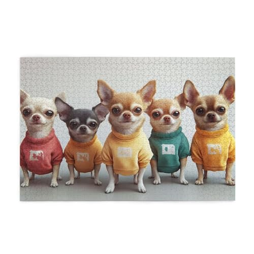 Puzzle 300 Teile, Puzzle Erwachsene, Holzpuzzle Hund Impossible Jigsaw, Clevere Rätsel, HD Farbe Jigsaw mit Geschenkbox Verpackung for Aesthetic Room Decor, Geschenke für Frauen Farbe 40x28cm p-1658 Puzzle 300 Teile, Puzzle Erwachsene, Holzpuzzle Hund Impossible Jigsaw, Clevere Rätsel, HD Farbe Jigsaw mit Geschenkbox Verpackung for Aesthetic Room Decor, Geschenke für Frauen Farbe 40x28cm p-1658 von Yuammgxi