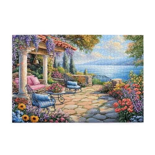 Puzzle 300 Teile, Puzzle Erwachsene, Holzpuzzle Italien Impossible Jigsaw, Clevere Rätsel, HD Farbe Jigsaw mit Geschenkbox Verpackung for Room Decor, Geschenke für Frauen Garten 40x28cm p-1735 Puzzle 300 Teile, Puzzle Erwachsene, Holzpuzzle Italien Impossible Jigsaw, Clevere Rätsel, HD Farbe Jigsaw mit Geschenkbox Verpackung for Room Decor, Geschenke für Frauen Garten 40x28cm p-1735 von Yuammgxi