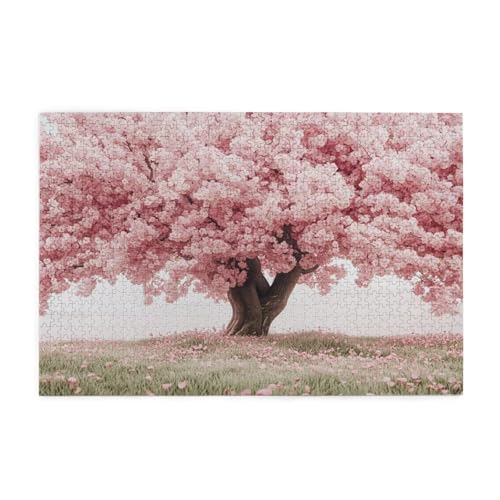 Puzzle 300 Teile, Puzzle Erwachsene, Holzpuzzle Japan Impossible Jigsaw, Clevere Rätsel, HD Farbe Jigsaw mit Geschenkbox Verpackung for Aesthetic Room Decor, Geschenke für Frauen Baum 40x28cm p-1993 von Yuammgxi