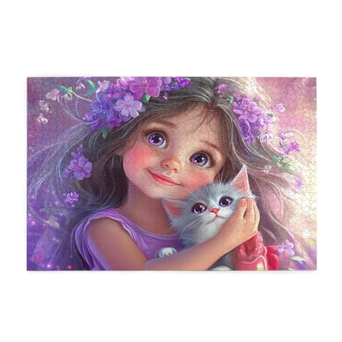 Puzzle 300 Teile, Puzzle Erwachsene, Holzpuzzle Katze Impossible Jigsaw, Clevere Rätsel, HD Farbe Jigsaw mit Geschenkbox Verpackung for Aesthetic Room Decor, Geschenke für Frauen Engel 40x28cm p-735 Puzzle 300 Teile, Puzzle Erwachsene, Holzpuzzle Katze Impossible Jigsaw, Clevere Rätsel, HD Farbe Jigsaw mit Geschenkbox Verpackung for Aesthetic Room Decor, Geschenke für Frauen Engel 40x28cm p-735 von Yuammgxi