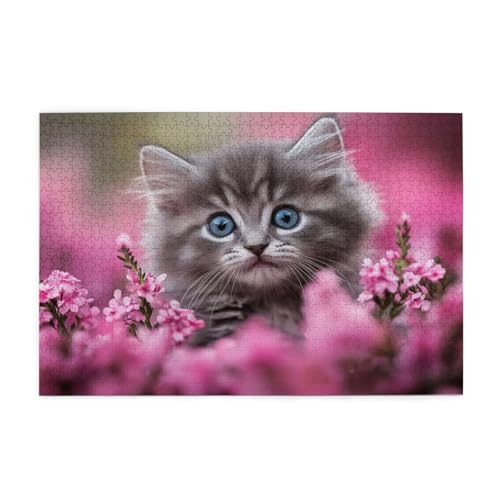 Puzzle 300 Teile, Puzzle Erwachsene, Holzpuzzle Katze Impossible Jigsaw, Clevere Rätsel, HD Farbe Jigsaw mit Geschenkbox Verpackung for Aesthetic Room Decor, Geschenke für Frauen Sommer 40x28cm p-1497 Puzzle 300 Teile, Puzzle Erwachsene, Holzpuzzle Katze Impossible Jigsaw, Clevere Rätsel, HD Farbe Jigsaw mit Geschenkbox Verpackung for Aesthetic Room Decor, Geschenke für Frauen Sommer 40x28cm p-1497 von Yuammgxi