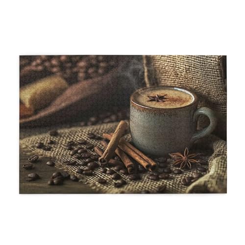 Puzzle 300 Teile, Puzzle Erwachsene, Holzpuzzle Küche Impossible Jigsaw, Clevere Rätsel, HD Farbe Jigsaw mit Geschenkbox Verpackung for Aesthetic Room Decor, Geschenke für Frauen Kaffee 40x28cm p-1715 Puzzle 300 Teile, Puzzle Erwachsene, Holzpuzzle Küche Impossible Jigsaw, Clevere Rätsel, HD Farbe Jigsaw mit Geschenkbox Verpackung for Aesthetic Room Decor, Geschenke für Frauen Kaffee 40x28cm p-1715 von Yuammgxi