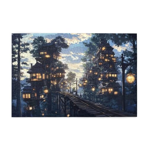 Puzzle 300 Teile, Puzzle Erwachsene, Holzpuzzle Landschaft Impossible Jigsaw, Clevere Rätsel, HD Farbe Jigsaw mit Geschenkbox Verpackung for Room Decor, Geschenke für Frauen Architektur 40x28cm p-696 Puzzle 300 Teile, Puzzle Erwachsene, Holzpuzzle Landschaft Impossible Jigsaw, Clevere Rätsel, HD Farbe Jigsaw mit Geschenkbox Verpackung for Room Decor, Geschenke für Frauen Architektur 40x28cm p-696 von Yuammgxi