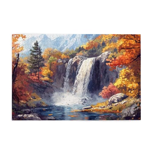 Puzzle 300 Teile, Puzzle Erwachsene, Holzpuzzle Landschaft Impossible Jigsaw, Clevere Rätsel, HD Farbe Jigsaw mit Geschenkbox Verpackung for Room Decor, Geschenke für Frauen Herbst 40x28cm p-972 Puzzle 300 Teile, Puzzle Erwachsene, Holzpuzzle Landschaft Impossible Jigsaw, Clevere Rätsel, HD Farbe Jigsaw mit Geschenkbox Verpackung for Room Decor, Geschenke für Frauen Herbst 40x28cm p-972 von Yuammgxi