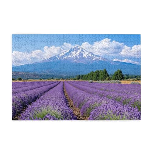 Puzzle 300 Teile, Puzzle Erwachsene, Holzpuzzle Landschaft Impossible Jigsaw, Clevere Rätsel, HD Farbe Jigsaw mit Geschenkbox Verpackung for Room Decor, Geschenke für Frauen Lavendel 40x28cm p-1642 Puzzle 300 Teile, Puzzle Erwachsene, Holzpuzzle Landschaft Impossible Jigsaw, Clevere Rätsel, HD Farbe Jigsaw mit Geschenkbox Verpackung for Room Decor, Geschenke für Frauen Lavendel 40x28cm p-1642 von Yuammgxi