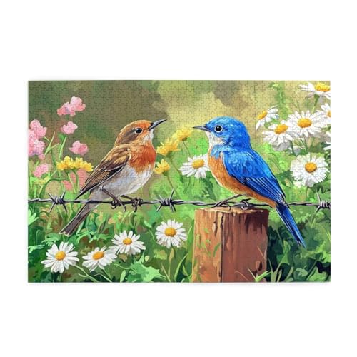 Puzzle 300 Teile, Puzzle Erwachsene, Holzpuzzle Landschaft Impossible Jigsaw, Clevere Rätsel, HD Farbe Jigsaw mit Geschenkbox Verpackung for Room Decor, Geschenke für Frauen Robin 40x28cm p-2044 Puzzle 300 Teile, Puzzle Erwachsene, Holzpuzzle Landschaft Impossible Jigsaw, Clevere Rätsel, HD Farbe Jigsaw mit Geschenkbox Verpackung for Room Decor, Geschenke für Frauen Robin 40x28cm p-2044 von Yuammgxi