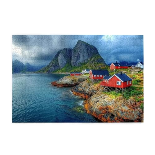 Puzzle 300 Teile, Puzzle Erwachsene, Holzpuzzle Meer Impossible Jigsaw, Clevere Rätsel, HD Farbe Jigsaw mit Geschenkbox Verpackung for Aesthetic Room Decor, Geschenke für Frauen Berg 40x28cm p-1815 Puzzle 300 Teile, Puzzle Erwachsene, Holzpuzzle Meer Impossible Jigsaw, Clevere Rätsel, HD Farbe Jigsaw mit Geschenkbox Verpackung for Aesthetic Room Decor, Geschenke für Frauen Berg 40x28cm p-1815 von Yuammgxi