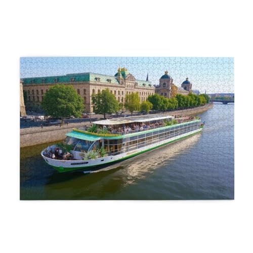 Puzzle 300 Teile, Puzzle Erwachsene, Holzpuzzle Paris Impossible Jigsaw, Clevere Rätsel, HD Farbe Jigsaw mit Geschenkbox Verpackung for Room Decor, Geschenke für Frauen Kreuzfahrt 40x28cm p-1490 von Yuammgxi