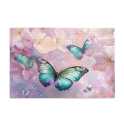 Puzzle 300 Teile, Puzzle Erwachsene, Holzpuzzle Schmetterling Impossible Jigsaw, Clevere Rätsel, HD Farbe Jigsaw mit Geschenkbox Verpackung for Room Decor, Geschenke für Frauen Blume 40x28cm p-1817 Puzzle 300 Teile, Puzzle Erwachsene, Holzpuzzle Schmetterling Impossible Jigsaw, Clevere Rätsel, HD Farbe Jigsaw mit Geschenkbox Verpackung for Room Decor, Geschenke für Frauen Blume 40x28cm p-1817 von Yuammgxi