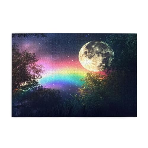 Puzzle 300 Teile, Puzzle Erwachsene, Holzpuzzle Sternenhimmel Impossible Jigsaw, Clevere Rätsel, HD Farbe Jigsaw mit Geschenkbox Verpackung for Room Decor, Geschenke für Frauen Mond 40x28cm p-678 Puzzle 300 Teile, Puzzle Erwachsene, Holzpuzzle Sternenhimmel Impossible Jigsaw, Clevere Rätsel, HD Farbe Jigsaw mit Geschenkbox Verpackung for Room Decor, Geschenke für Frauen Mond 40x28cm p-678 von Yuammgxi