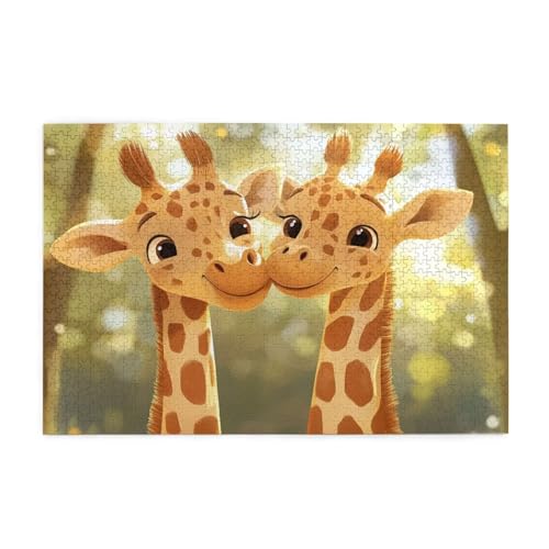 Puzzle 300 Teile, Puzzle Erwachsene, Holzpuzzle Tier Impossible Jigsaw, Clevere Rätsel, HD Farbe Jigsaw mit Geschenkbox Verpackung for Aesthetic Room Decor, Geschenke für Frauen Giraffe 40x28cm p-280 Puzzle 300 Teile, Puzzle Erwachsene, Holzpuzzle Tier Impossible Jigsaw, Clevere Rätsel, HD Farbe Jigsaw mit Geschenkbox Verpackung for Aesthetic Room Decor, Geschenke für Frauen Giraffe 40x28cm p-280 von Yuammgxi