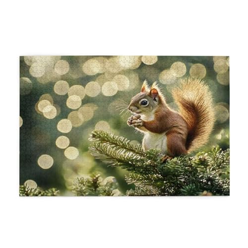 Puzzle 300 Teile, Puzzle Erwachsene, Holzpuzzle Tier Impossible Jigsaw, Clevere Rätsel, HD Farbe Jigsaw mit Geschenkbox Verpackung for Room Decor, Geschenke für Frauen Eichhörnchen 40x28cm p-61 Puzzle 300 Teile, Puzzle Erwachsene, Holzpuzzle Tier Impossible Jigsaw, Clevere Rätsel, HD Farbe Jigsaw mit Geschenkbox Verpackung for Room Decor, Geschenke für Frauen Eichhörnchen 40x28cm p-61 von Yuammgxi