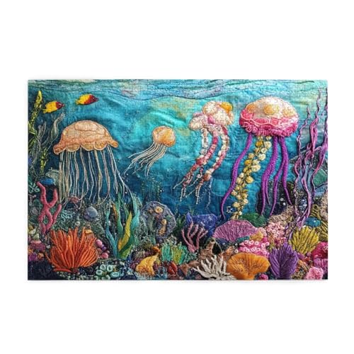 Puzzle 300 Teile, Puzzle Erwachsene, Holzpuzzle Tier Impossible Jigsaw, Clevere Rätsel, HD Farbe Jigsaw mit Geschenkbox Verpackung for Room Decor, Geschenke für Frauen Meeresboden 40x28cm p-218 Puzzle 300 Teile, Puzzle Erwachsene, Holzpuzzle Tier Impossible Jigsaw, Clevere Rätsel, HD Farbe Jigsaw mit Geschenkbox Verpackung for Room Decor, Geschenke für Frauen Meeresboden 40x28cm p-218 von Yuammgxi
