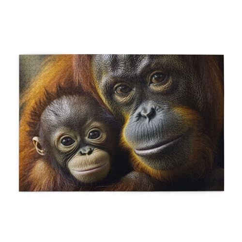 Puzzle 300 Teile, Puzzle Erwachsene, Holzpuzzle Tier Impossible Jigsaw, Clevere Rätsel, HD Farbe Jigsaw mit Geschenkbox Verpackung for Room Decor, Geschenke für Frauen Schimpansen 40x28cm p-1727 Puzzle 300 Teile, Puzzle Erwachsene, Holzpuzzle Tier Impossible Jigsaw, Clevere Rätsel, HD Farbe Jigsaw mit Geschenkbox Verpackung for Room Decor, Geschenke für Frauen Schimpansen 40x28cm p-1727 von Yuammgxi