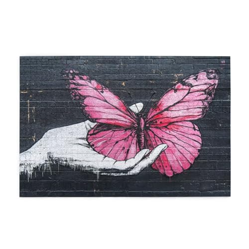 Puzzle 300 Teile, Puzzle Erwachsene, Holzpuzzle Tier Impossible Jigsaw, Clevere Rätsel, HD Farbe Jigsaw mit Geschenkbox Verpackung for Room Decor, Geschenke für Frauen Schmetterling 40x28cm p-26 Puzzle 300 Teile, Puzzle Erwachsene, Holzpuzzle Tier Impossible Jigsaw, Clevere Rätsel, HD Farbe Jigsaw mit Geschenkbox Verpackung for Room Decor, Geschenke für Frauen Schmetterling 40x28cm p-26 von Yuammgxi