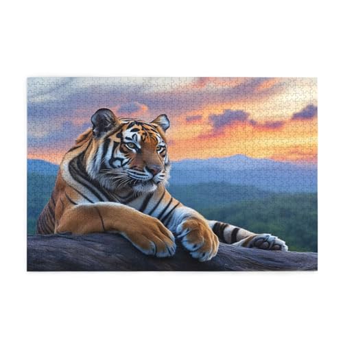 Puzzle 300 Teile, Puzzle Erwachsene, Holzpuzzle Tiger Impossible Jigsaw, Clevere Rätsel, HD Farbe Jigsaw mit Geschenkbox Verpackung for Room Decor, Geschenke für Frauen Landschaft 40x28cm p-1631 Puzzle 300 Teile, Puzzle Erwachsene, Holzpuzzle Tiger Impossible Jigsaw, Clevere Rätsel, HD Farbe Jigsaw mit Geschenkbox Verpackung for Room Decor, Geschenke für Frauen Landschaft 40x28cm p-1631 von Yuammgxi