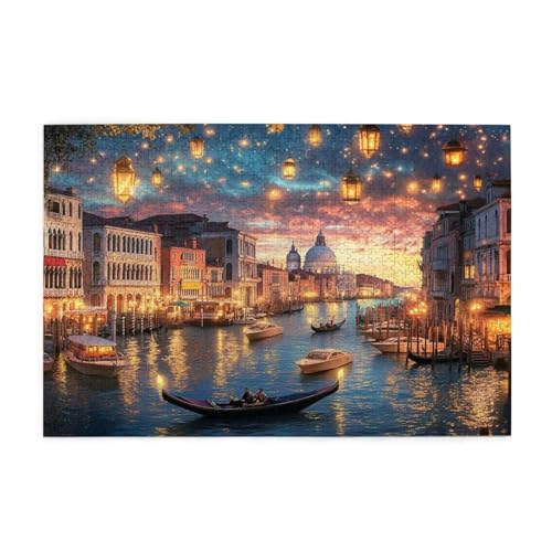 Puzzle 300 Teile, Puzzle Erwachsene, Holzpuzzle Venedig Impossible Jigsaw, Clevere Rätsel, HD Farbe Jigsaw mit Geschenkbox Verpackung for Room Decor, Geschenke für Frauen Landschaft 40x28cm p-1859 Puzzle 300 Teile, Puzzle Erwachsene, Holzpuzzle Venedig Impossible Jigsaw, Clevere Rätsel, HD Farbe Jigsaw mit Geschenkbox Verpackung for Room Decor, Geschenke für Frauen Landschaft 40x28cm p-1859 von Yuammgxi
