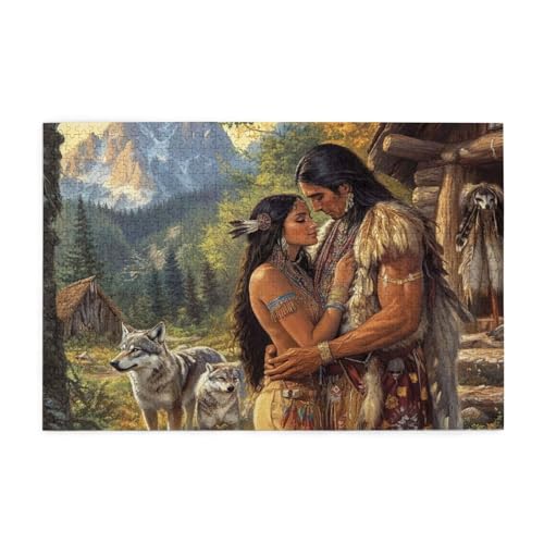 Puzzle 300 Teile, Puzzle Erwachsene, Holzpuzzle Wolf Impossible Jigsaw, Clevere Rätsel, HD Farbe Jigsaw mit Geschenkbox Verpackung for Aesthetic Room Decor, Geschenke für Frauen Paar 40x28cm p-1786 Puzzle 300 Teile, Puzzle Erwachsene, Holzpuzzle Wolf Impossible Jigsaw, Clevere Rätsel, HD Farbe Jigsaw mit Geschenkbox Verpackung for Aesthetic Room Decor, Geschenke für Frauen Paar 40x28cm p-1786 von Yuammgxi
