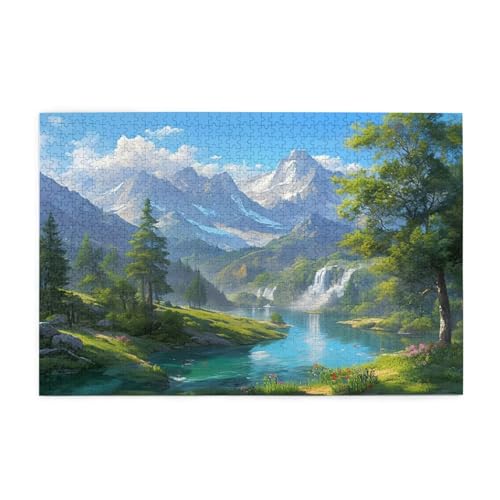 Puzzle 3000 Teile, Puzzle Erwachsene, Holzpuzzle Baum Impossible Jigsaw, Clevere Rätsel, HD Farbe Jigsaw mit Geschenkbox Verpackung for Aesthetic Room Decor, Geschenke für Frauen Berg 122x81cm p-1064 Puzzle 3000 Teile, Puzzle Erwachsene, Holzpuzzle Baum Impossible Jigsaw, Clevere Rätsel, HD Farbe Jigsaw mit Geschenkbox Verpackung for Aesthetic Room Decor, Geschenke für Frauen Berg 122x81cm p-1064 von Yuammgxi