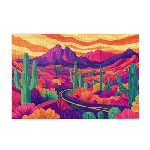 Puzzle 3000 Teile, Puzzle Erwachsene, Holzpuzzle Berg Impossible Jigsaw, Clevere Rätsel, HD Farbe Jigsaw mit Geschenkbox Verpackung for Aesthetic Room Decor, Geschenke für Frauen Anlage 122x81cm p-817 von Yuammgxi