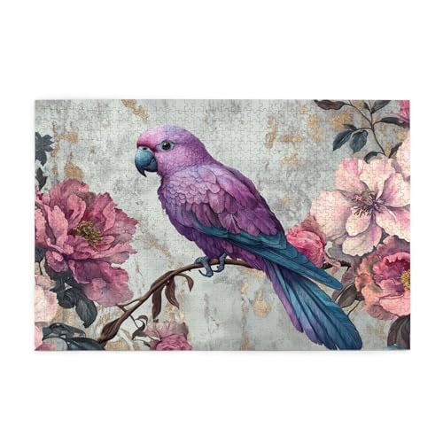Puzzle 3000 Teile, Puzzle Erwachsene, Holzpuzzle Blume Impossible Jigsaw, Clevere Rätsel, HD Farbe Jigsaw mit Geschenkbox Verpackung for Room Decor, Geschenke für Frauen Papagei 122x81cm p-1968 Puzzle 3000 Teile, Puzzle Erwachsene, Holzpuzzle Blume Impossible Jigsaw, Clevere Rätsel, HD Farbe Jigsaw mit Geschenkbox Verpackung for Room Decor, Geschenke für Frauen Papagei 122x81cm p-1968 von Yuammgxi