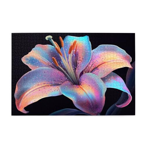 Puzzle 3000 Teile, Puzzle Erwachsene, Holzpuzzle Blume Impossible Jigsaw, Clevere Rätsel, HD Farbe Jigsaw mit Geschenkbox Verpackung for Room Decor, Geschenke für Frauen Schönheit 122x81cm p-545 von Yuammgxi
