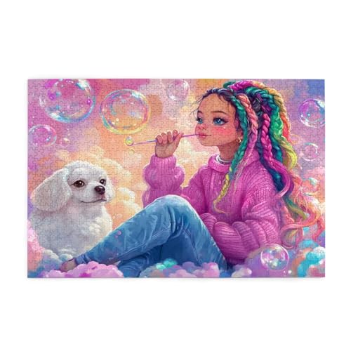 Puzzle 3000 Teile, Puzzle Erwachsene, Holzpuzzle Hund Impossible Jigsaw, Clevere Rätsel, HD Farbe Jigsaw mit Geschenkbox Verpackung for Aesthetic Room Decor, Geschenke für Frauen Frau 122x81cm p-1112 Puzzle 3000 Teile, Puzzle Erwachsene, Holzpuzzle Hund Impossible Jigsaw, Clevere Rätsel, HD Farbe Jigsaw mit Geschenkbox Verpackung for Aesthetic Room Decor, Geschenke für Frauen Frau 122x81cm p-1112 von Yuammgxi