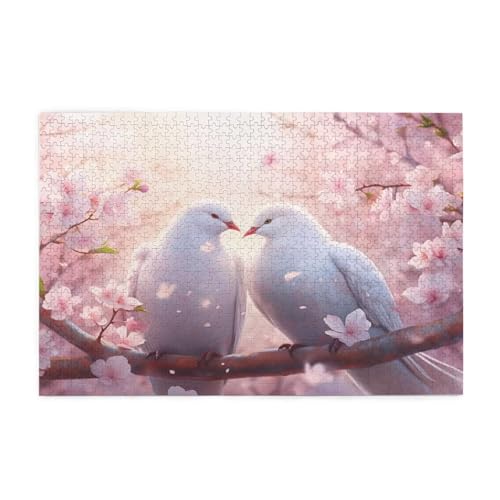 Puzzle 3000 Teile, Puzzle Erwachsene, Holzpuzzle Japan Impossible Jigsaw, Clevere Rätsel, HD Farbe Jigsaw mit Geschenkbox Verpackung for Room Decor, Geschenke für Frauen Vogel 122x81cm p-1462 von Yuammgxi