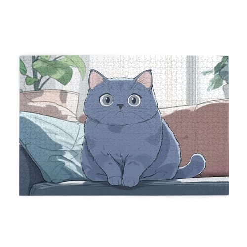 Puzzle 3000 Teile, Puzzle Erwachsene, Holzpuzzle Katze Impossible Jigsaw, Clevere Rätsel, HD Farbe Jigsaw mit Geschenkbox Verpackung for Room Decor, Geschenke für Frauen Karikatur 122x81cm p-1399 Puzzle 3000 Teile, Puzzle Erwachsene, Holzpuzzle Katze Impossible Jigsaw, Clevere Rätsel, HD Farbe Jigsaw mit Geschenkbox Verpackung for Room Decor, Geschenke für Frauen Karikatur 122x81cm p-1399 von Yuammgxi